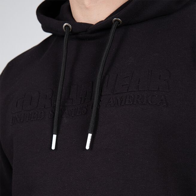 Crowley Oversized Men's Hoodie, Black