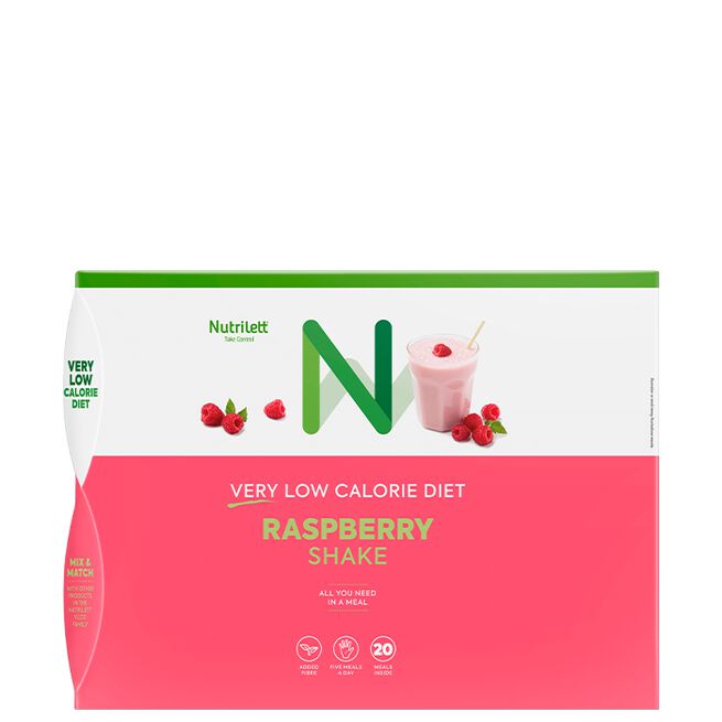 Måltidsersättning Shake Hallon 20 pack Hallon