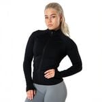 Relode Aura Seamless Zip Longsleeve, Black, L