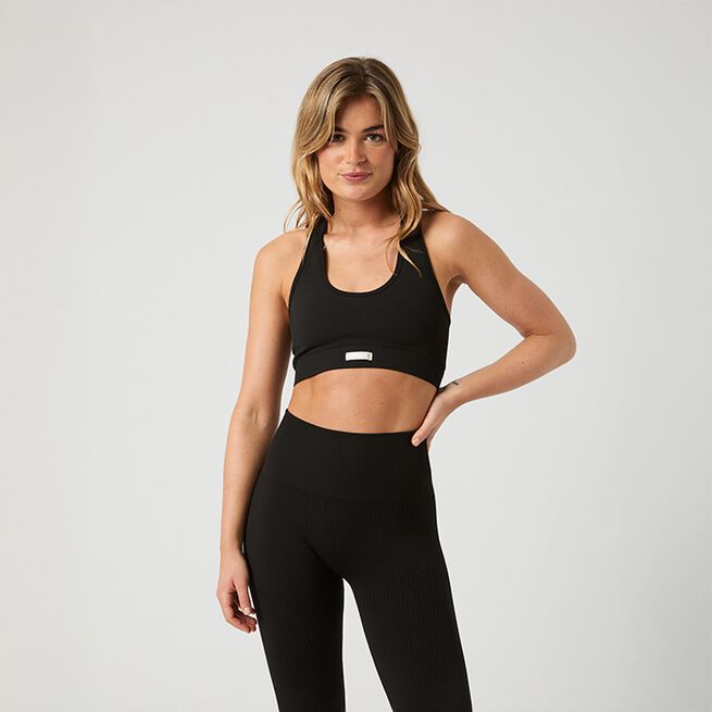Studio Seamless Low Sport-bh Svart
