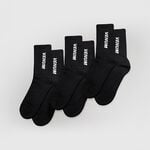 Essential Socks (Set of 3 pairs) Black/White, M