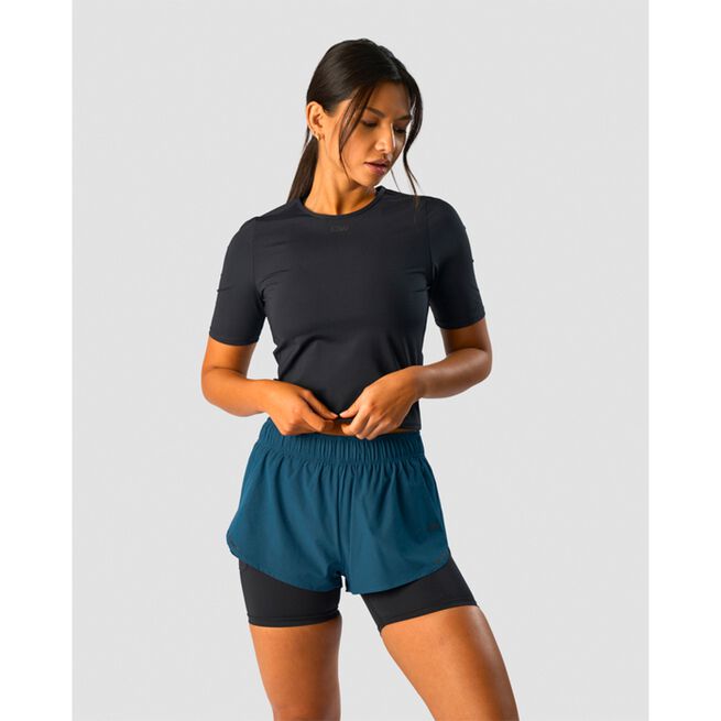 ICANIWILL Charge Cropped Mid Sleeve Wmn