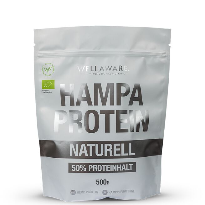 Wellaware Ekologiskt Hampaprotein Naturell 500 g