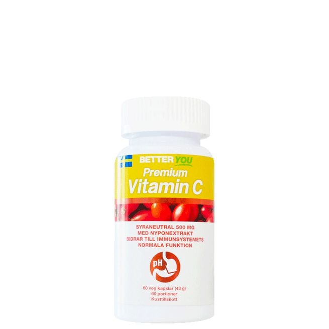 Premium Vitamin C 60 kapslar