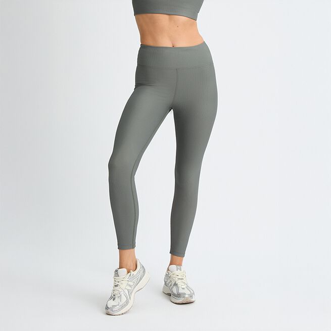 Ribbade Tights Grön