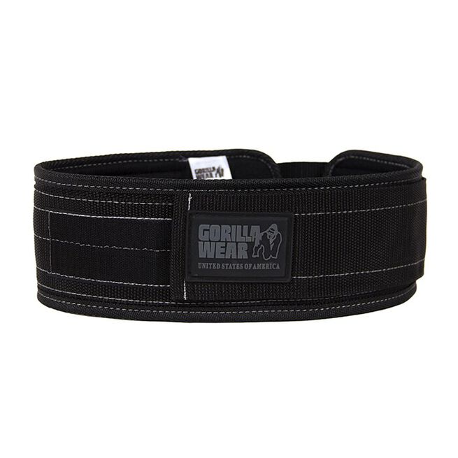 4 Inch Lyftarbälte Nylon Svart