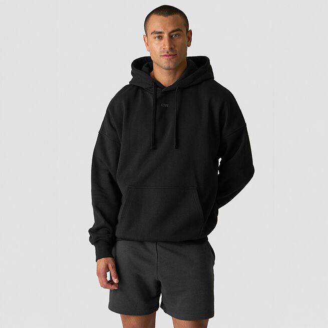 Everyday Relaxed Hoodie Svart