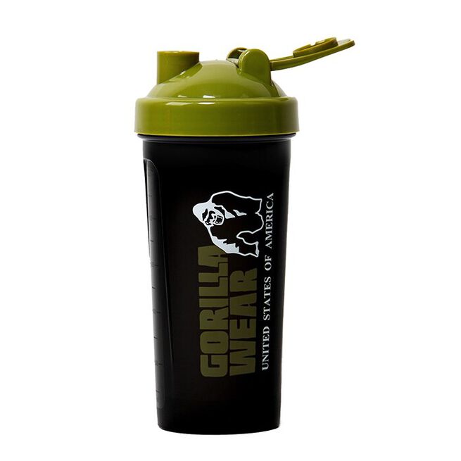 Shaker XXL Svart/Grön 1000 ml