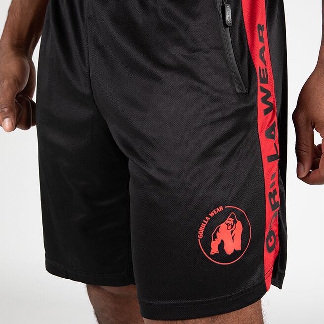 Atlanta Shorts, Black/Red