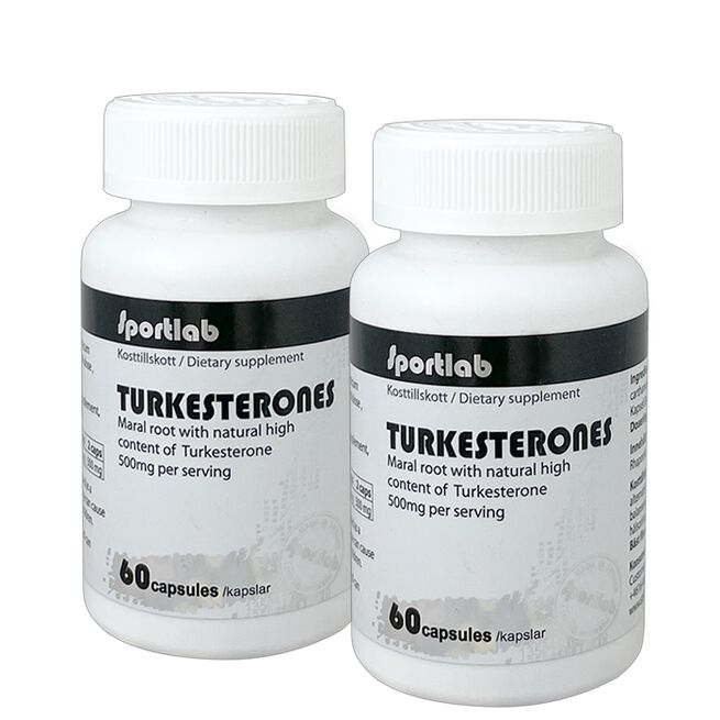 2 x Turkesterone Testo 250 mg 60 kapslar