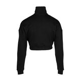 Gorilla Wear Ocala Cropped Half-Zip Sweatshirt Black	