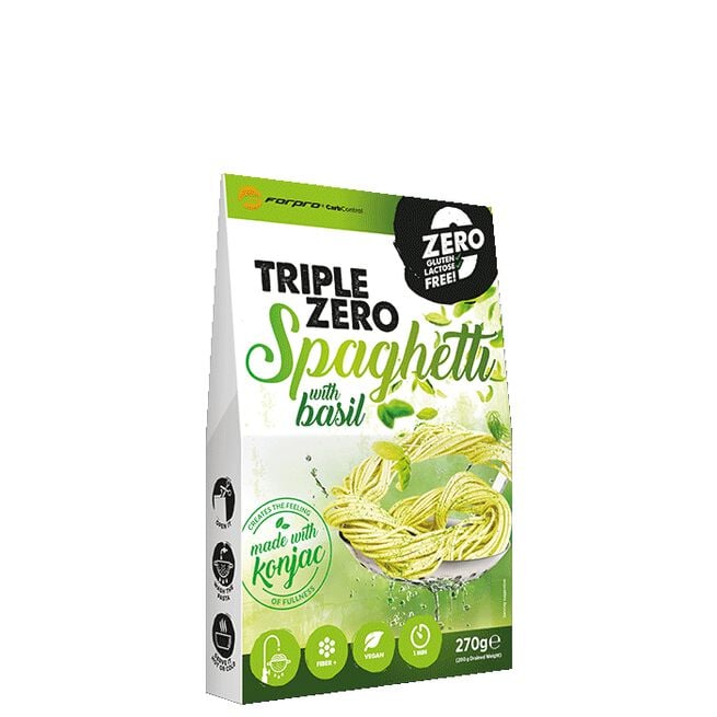 Triple Zero Pasta Lågkalori Spagetti Basilika 270 g