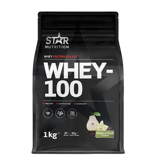 Whey-100 Vassleprotein 1 kg Vanilla-Pear