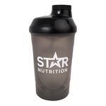 Star Nutrition Wave Shaker, Black, 600ml 
