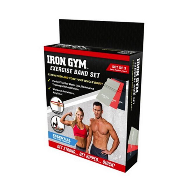 Iron Gym Exercise Band Set (set of 3) 