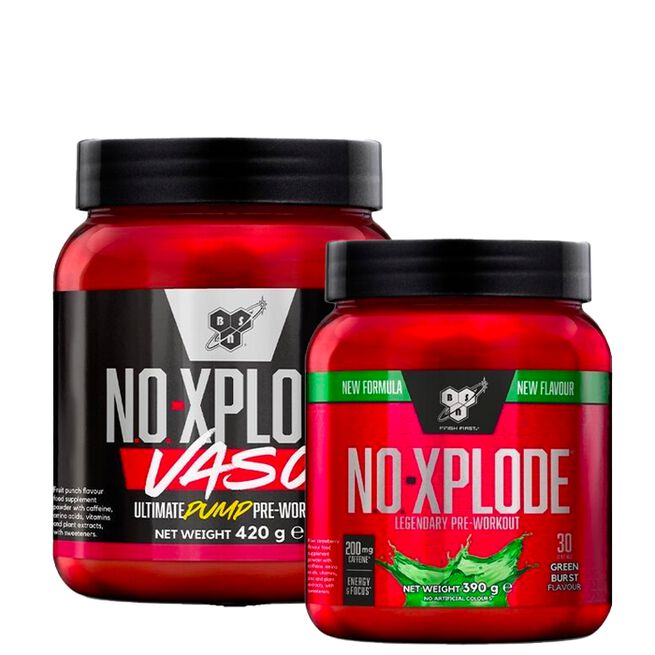 BSN N.O. Xplode Legendary, 30 servings + N.O. Xplode Vaso PWO 420 g