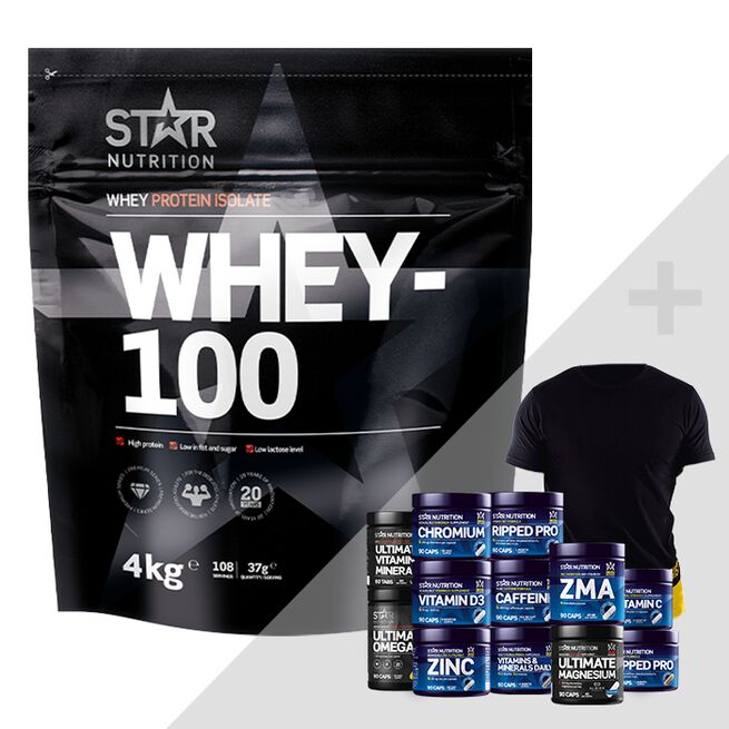 Star Nutrition Whey-100 bonus product