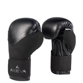 Boxing Gloves Microfiber Leather Black, 12 oz  Boxningshandskar Mocka Svart