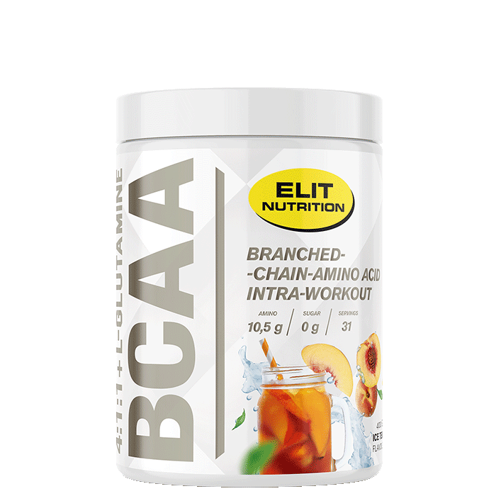 ELIT BCAA 4:1:1 + L-glutamine, 400 g ice tea