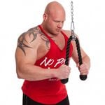 Triceps Rope, 70 cm, Black 