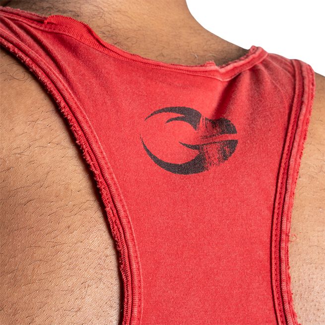 Skull T-back, Acid Chili Red