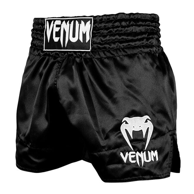 Classic Muay Thai Shorts Svart/Vit