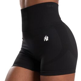 Gorilla Wear Olivia Seamless Shorts, Black Olivia Seamless Shorts, Black