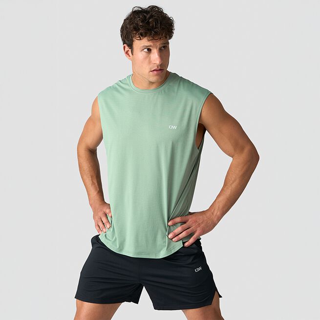 Stride Ärmlös T-shirt Grön