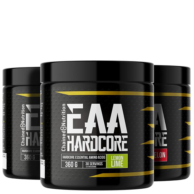 3 x EAA Hardcore Aminosyror 360 g