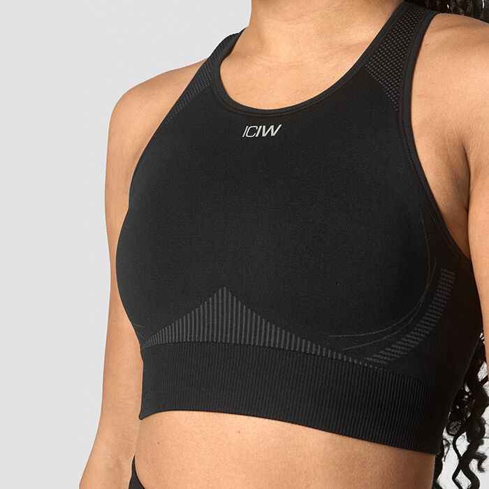Ultra Seamless Sports Bra Wmn, Black