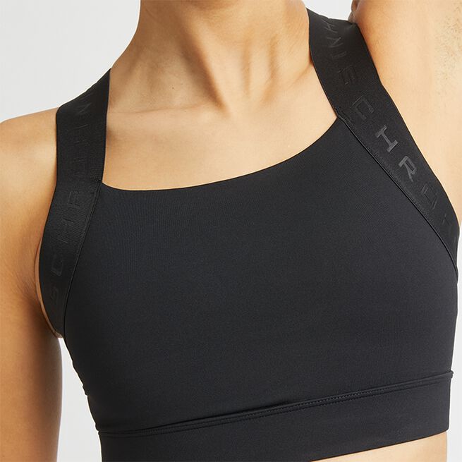 Kay Sports Bra, Black/Black