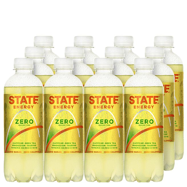 12 x State Energy 40 cl, Zero 