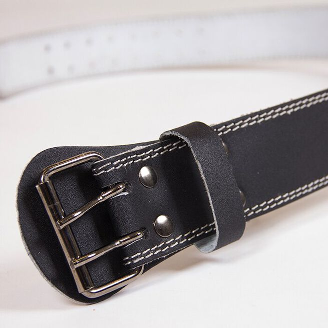 4 Inch Padded Leather Belt, black - L/XL 