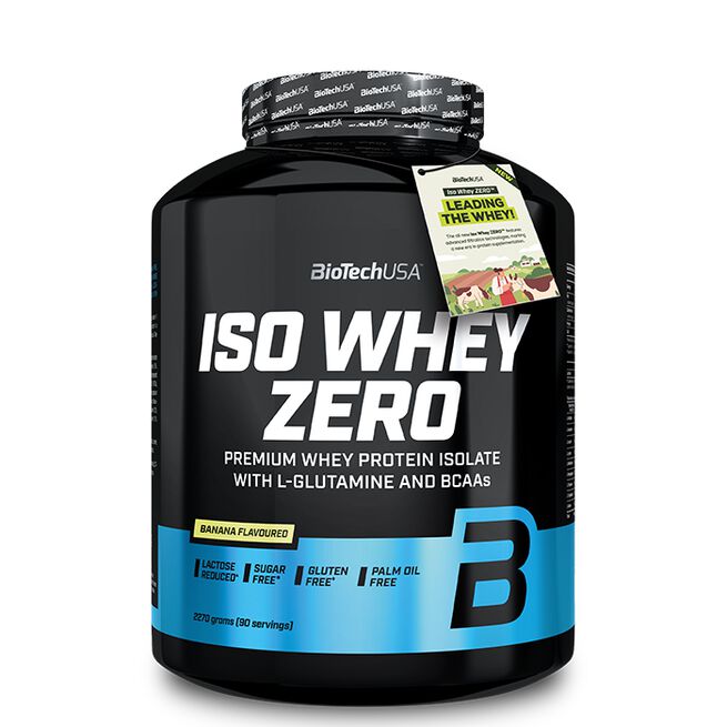 Iso Whey Zero Vassleproteinisolat 2270 g Banana