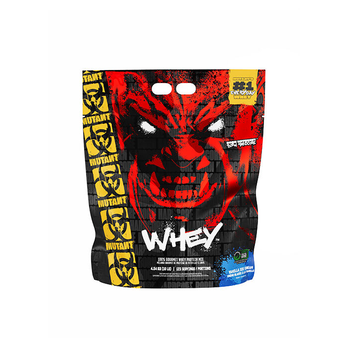 Mutant Whey Vassleprotein 4,5 kg vanilla