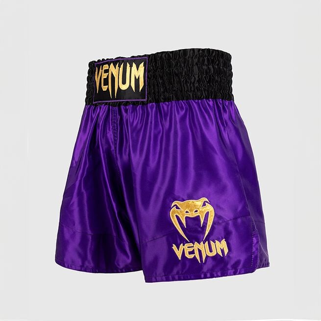 Classic Muay Thai Shorts Mörklila