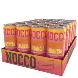 24 x NOCCO BCAA, 330 ml, Arancia  Flak 24 x NOCCO BCAA 330 ml Arancia