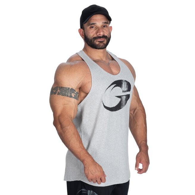 Gasp Rib Essential T-Back Grå