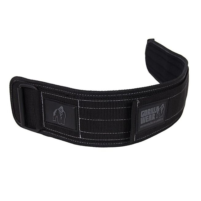 4 Inch Lyftarbälte Nylon Svart
