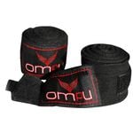 OMPU Handwraps, stretch/lycra, 4m, Black 