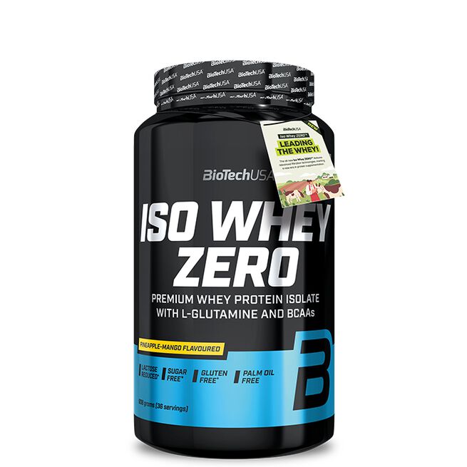 Iso Whey Zero Laktosreducerat Vassleproteinisolat 908 g Pineapple Mango