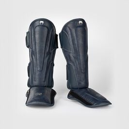 Venum Impact Evo Scales Shinguards Midnight Blue, L  Impact Evo Scales Benskydd Blå