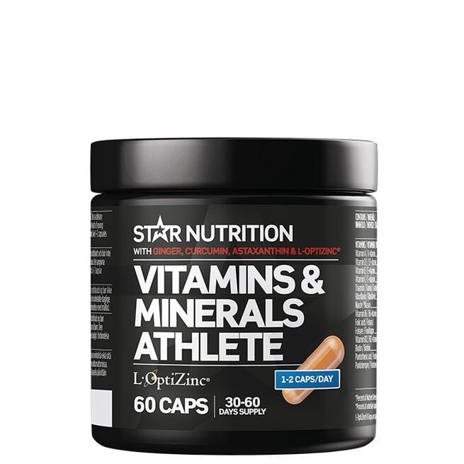 Ultimate Vitamins & Minerals Athlete 60 kapslar