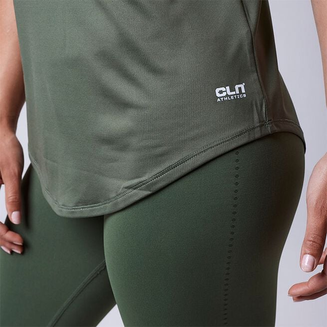 Lucy ws T-shirt, Moss Green