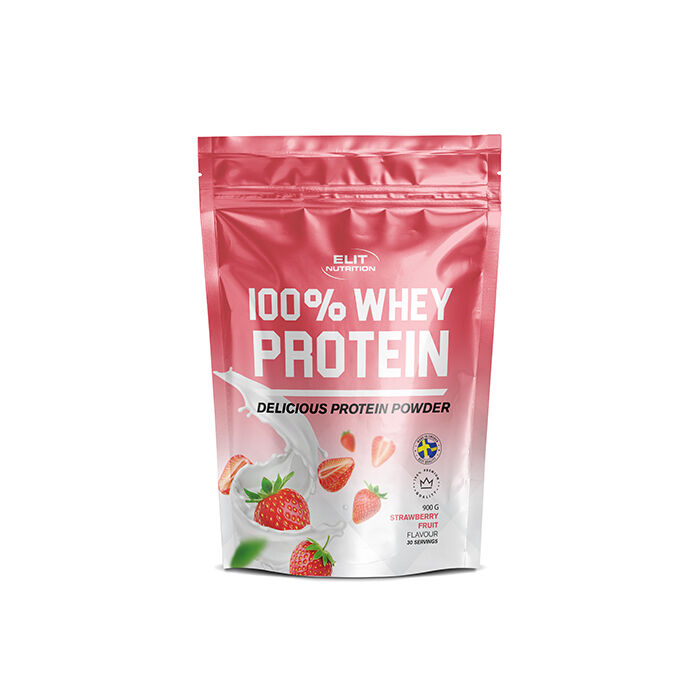 ELIT 100% Whey Protein 900 g Strawberry