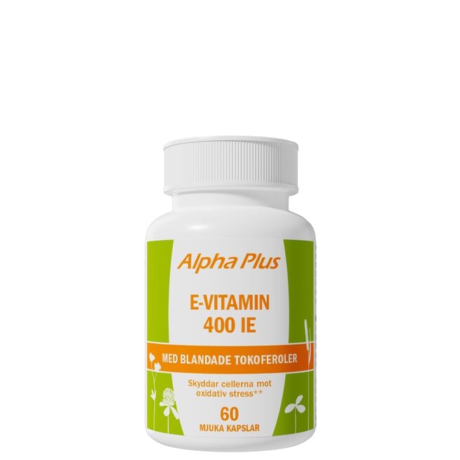E-vitamin 400IE 60 mjuka kapslar