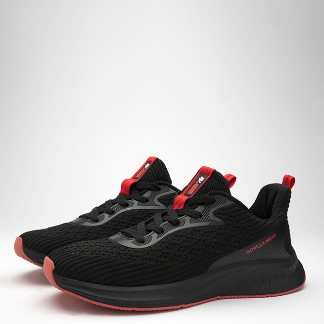 Milton Training Shoes, Black/Red