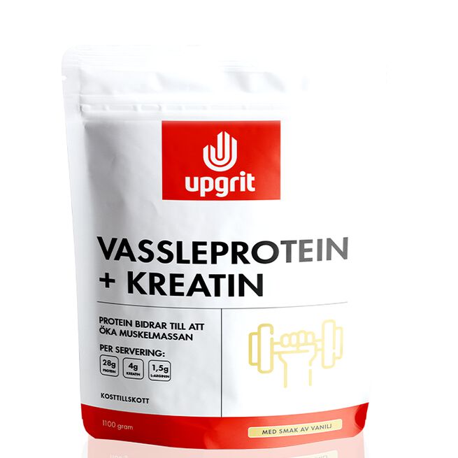 Vassleprotein + Kreatin Vanilj 1100 g