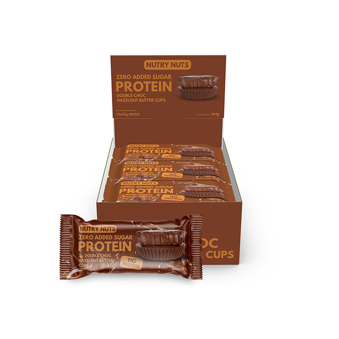 L&aring;da Nutry Nuts Protein Peanut Butter Cups 42 g double_choc_hazelnut