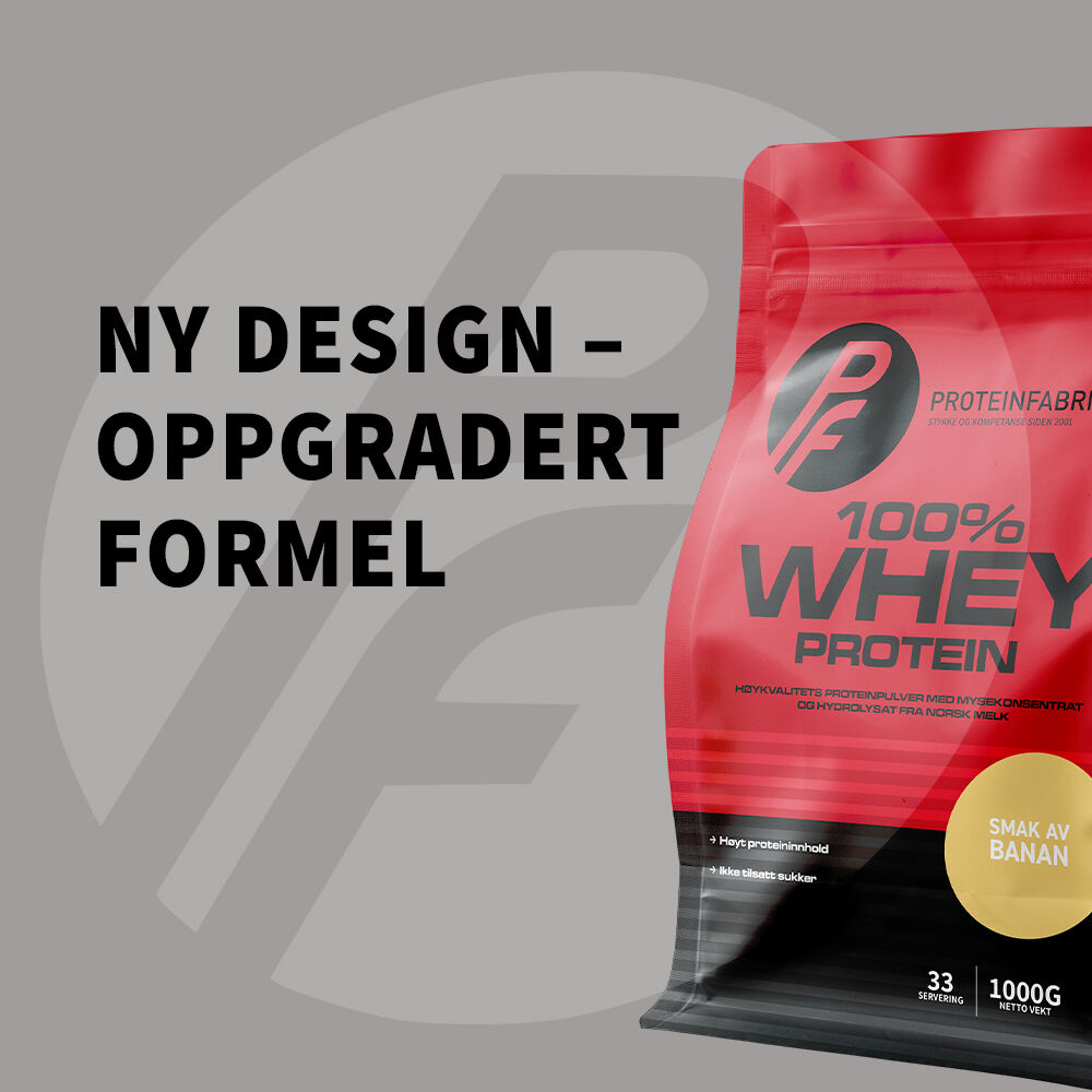 Whey 100%, 1 kg jordgubb